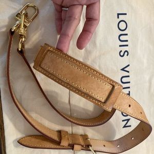 Authentic Louis Vuitton Adjustable Vachetta Strap